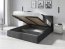 Hilton 160x200 Bett mit Bettzeugkasten (graphite)