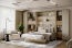 BED-CONCEPT BC-21 Kapp riiulitega