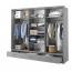 ArtiAR -01P Sliding door wardrobe with lighting and mirror 250cm