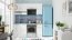 TIFANY 180 cm Kitchen White mat/white gloss