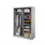 ArtiAR -18 Schwebetürenschrank mit Spiegel,150cm
