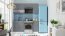TIFANY 180 cm Kitchen White mat/grey gloss