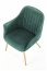 ELEGANCE- 2 FOT Chair (green/gold)