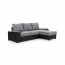 Luso LS17 Угловой диван Universal L/R (Omega 13/Soft 11 серый/черный)