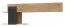 MILTON-ML 10 L/R Seinariiul,Cremona torro oak/anthracite matt