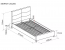 Sierra Velvet V120JSZD 120x200 Gulta ar redelēm,Bluvel 03 hellgrau