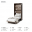 BED-CONCEPT BC-03 90x200 Вертикальная cтенная кровать,шкаф-кровать