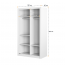 ArtiAR -19 Schwebetürenschrank mit Spiegel,120cm