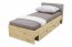 Kukki I LOZ+ST90 Bed with drawer