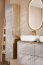Luxor Beige 80-01-1D Подвесной высокий шкаф для ванной комнаты