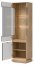 MILTON-ML 05 L/R Витрина,Cremona torro oak/anthracite matt
