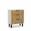 Borg-Duo kom3s Kommode,Kaschmir/Eiche artisan