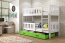 Cubus 2 Bunk bed with mattress 190x90 white