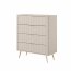 Lante L 4S Beige Chest of drawers