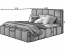SKU-BEG 180 Doppelbett mit Bettkasten