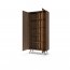AMAO A WIT Glass-fronted cabinet with lighting,Oak Dunin 