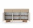 Style-Japandi C Sideboard mit 3 Schubladen 3 Türen,LED-Beleuchtung