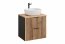XILO BLACK WOTAN 82-60-D-2S Waschbeckenunterschrank