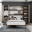 BASIC- BS-SZ-P Wardrobe with shelves