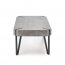 EMILY Coffee table beton/black