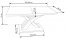 VCH-SAN 2-ST BLACK Extension table glass-black