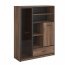 Amber WIT_NIS_1D1W1S Glass-fronted cabinet
