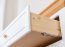 Marone Elite White/pine PLMEL05 Kommode 2 Schubladen, 4 türen,Weiß/Kiefer
