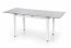 ALSTON Extendable dining table Beige/White