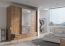 ArtiAR -01P Sliding door wardrobe with lighting and mirror 250cm