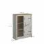 Soretto WIT NIS 2D1W1S Glass-fronted cabinet