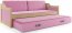 David II 200x90 Twin bed with mattress pine