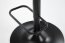 H124 bar stool, black / walnut