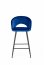 V-CH-H/96- GRANAT Барный стул (Темно-синий)