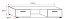 Aridea Ar04 TV-alus White mat/white gloss