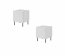 HOLE SZN Bedside 2pcs. White