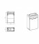 Abura White/Oak Craft 826 Sink cabinet