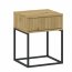 NEW-Trend 1 Bedside,artisan oak