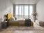 30127,160x200 Bett mit Bettzeugkasten (Mustard)