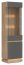 MILTON-ML 05 L/R Витрина,Cremona torro oak/grey matt