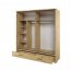 ArtiAR -05 Sliding door wardrobe with lighting and mirror 200cm
