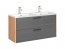 MADERA- GREY 854 Waschbeckenunterschrank