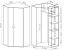 Pixel PX2 L/R Corner wardrobe