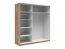 Version- Tetrix SZF/183/2M Sliding wardrobe with mirror