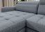 CO-BER- RT-100AUB U Shape Corner sofa Right (Baby blue fabric Aubron 100)