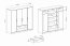 SmartSystem SRL1 Kleiderschrank mit Spiegel