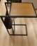 COMPACT Coffee table black/golden oak
