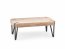 EMILY Coffee table san remo/black