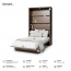 BED-CONCEPT BC-02 120x200 Vertical Kappvoodi