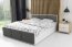 PANAMAX Upholstered ST-MET 140x200 Voodi (Valge)