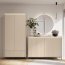 TREND TG-04 Chest with LED lighting,Beige sand/black